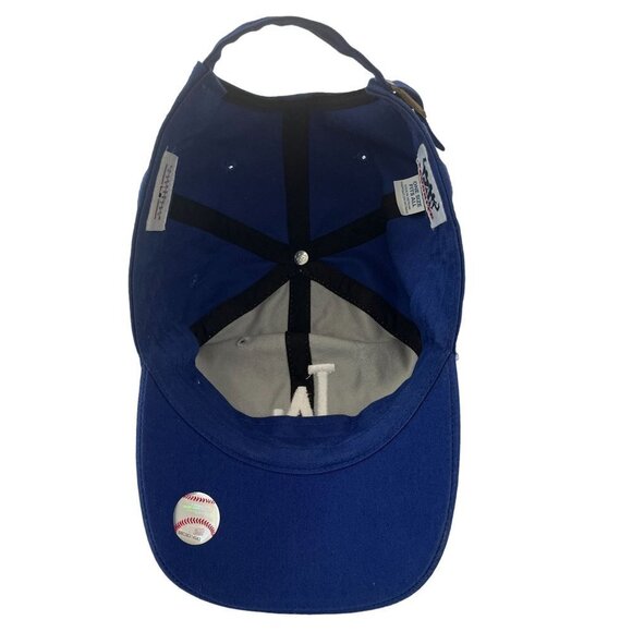 Los Angeles Dodgers Hat Cap Strap‎ Back Blue Gray Baseball Logo MLB Mens - Picture 6 of 9